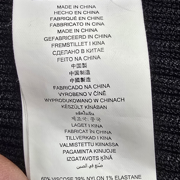 MICHAEL Michael Kors Black Ribbed Lace-Up Sweater Dress – Size M - Picture 7 of 7